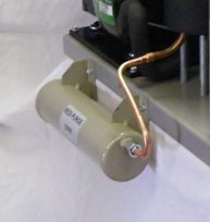 A close up of an electrical device on the wall