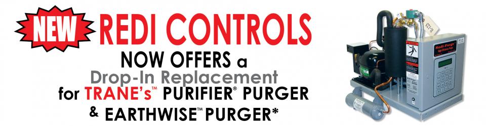A red and black poster with the words " controls offers a replacement purifier purger or else purger."