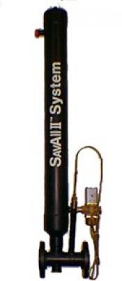 A black pole with a white and black logo