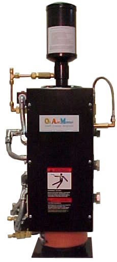 A black box with a hose attached to it.